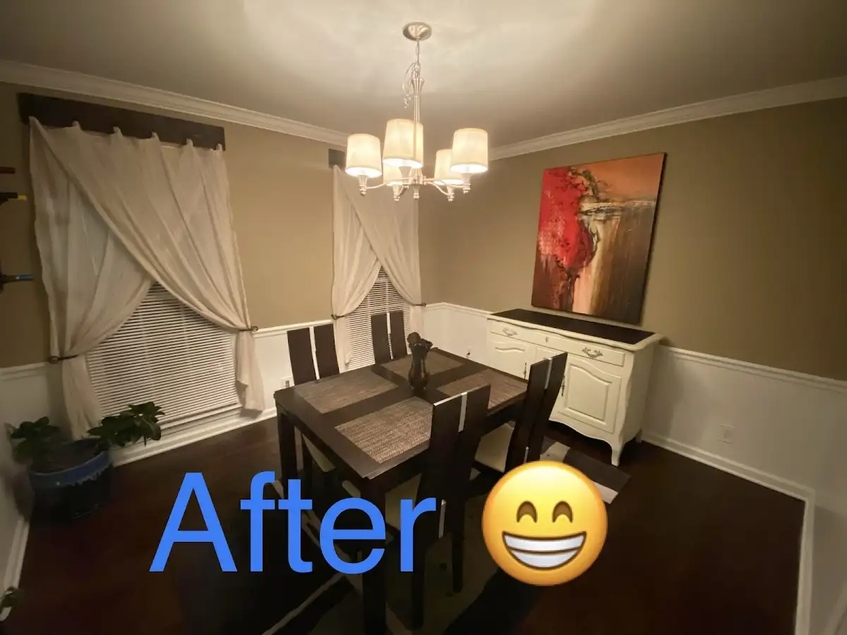 Professional dining room restoration after water damage in Wheatfield