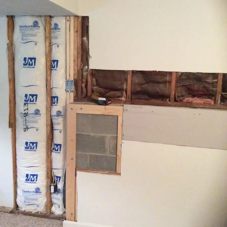 Wall insulation replacement during Structural Drying in Wheatfield